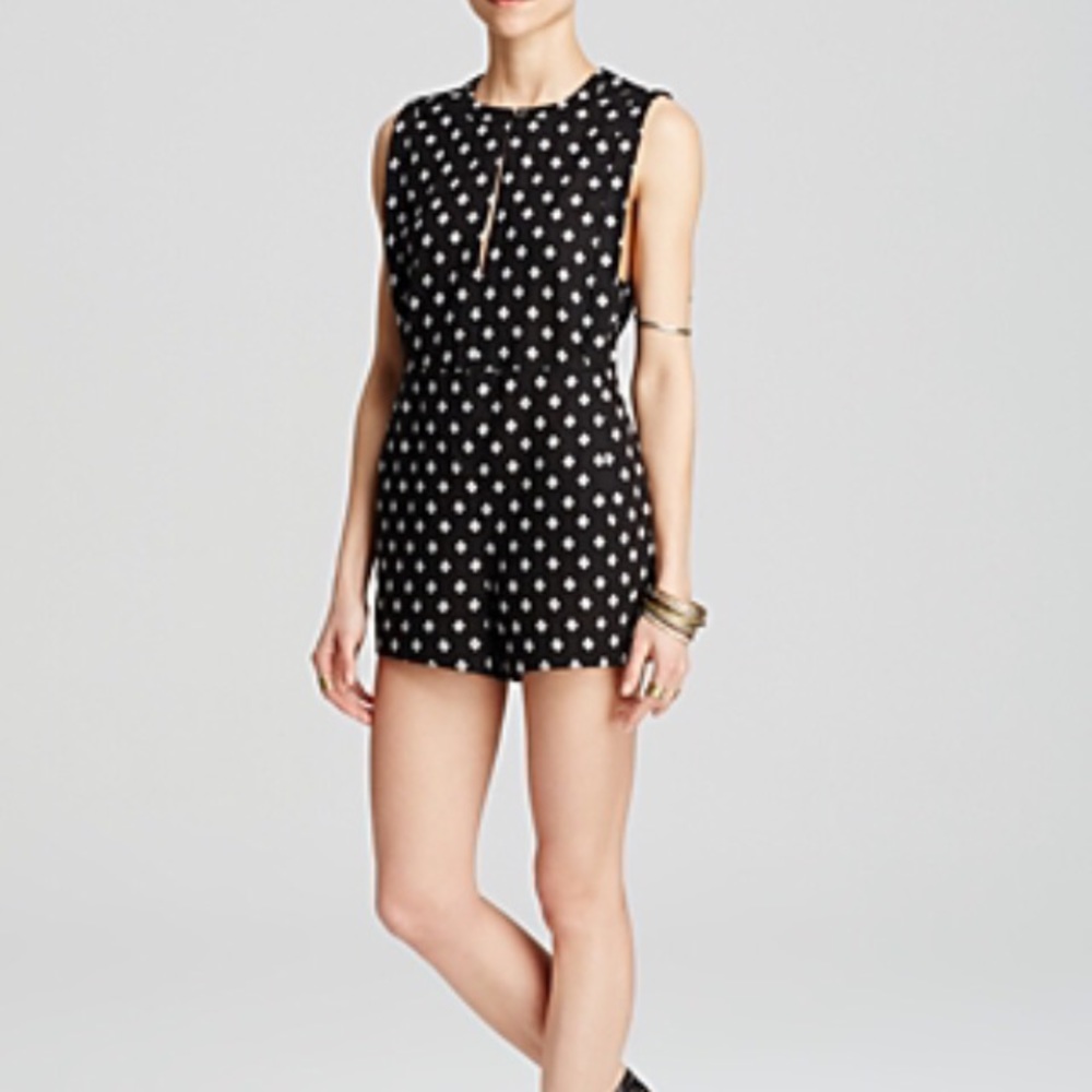 Free people black romper size M